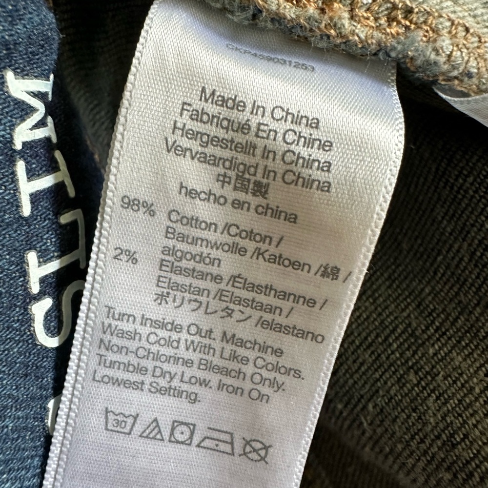 Madewell Men's Athletic Slim Jeans in Stratfield Wash, size 28 - Picture 7 of 8